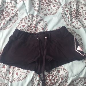 Black volcom shorts